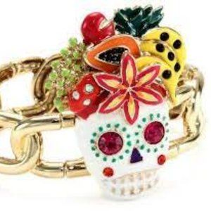 Betsey Johnson RIO SUGAR SKULL BRACELET